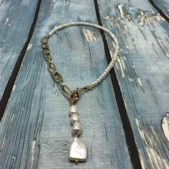 ✨✨Fresh Water Pearl Lariat Necklace ✨✨ - Picture 2 of 3